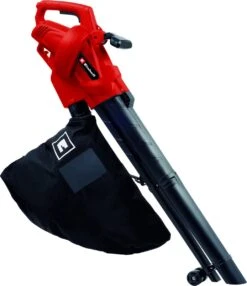 Einhell Elektrische Bladblazer GC-EL 3024 E (blazen, Zuigen & Versnipperen, Zuigbuis Ø75 Mm, Zuigkracht 650 M³/h, Hakselfunctie 10:1, Blaassnelheid 240 Km/h, Opvangzak 40 L)