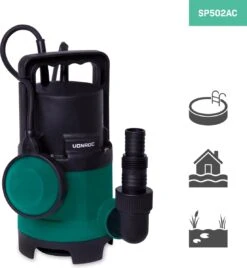 VONROC Dompelpomp/Waterpomp 400W - 8000l/h - Voor Vuil En Schoonwater - Met Vlotter -Tuingereedschaps Winkel 1105x1200 4