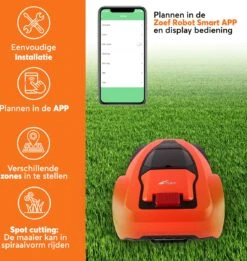 Zoef Robot Robotmaaier Dirk Met APP <600 M2 21 Zoef Robot Robotmaaier Dirk Met APP <600 M2 -Tuingereedschaps Winkel 1134x1200