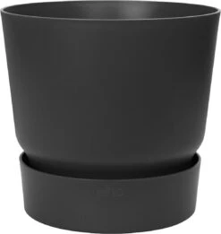 Elho Greenville Rond 40 - Grote Bloempot Voor Buiten - Gemaakt Van Gereycled Plastic - Ø 39.0 X H 36.8 Cm - Living Black -Tuingereedschaps Winkel 1134x1200 4