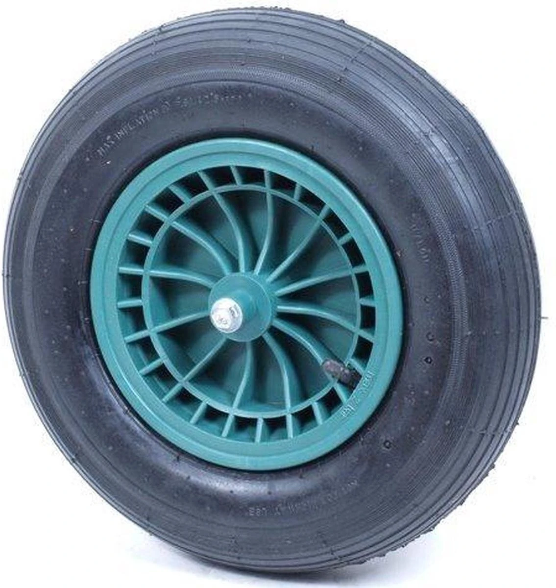 Kruiwagen Wiel 4.00 - 8 Luchtband Lijnprofiel - Asdiameter 20mm 1 Kruiwagen Wiel 4.00 - 8 Luchtband Lijnprofiel - Asdiameter 20mm