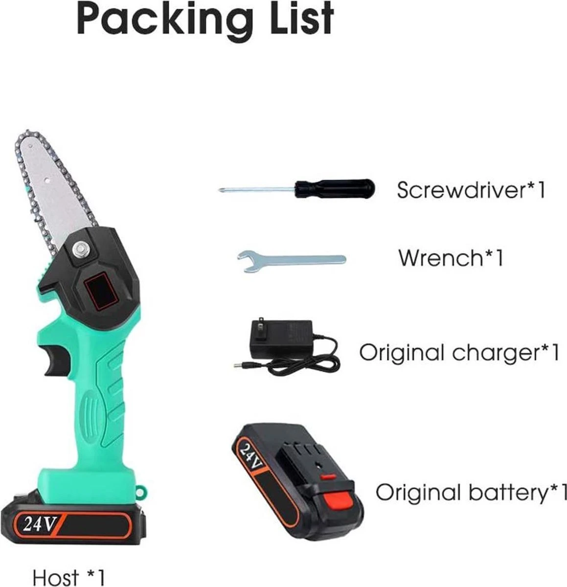 Mini Kettingzaag | Kettingzaag | Snoeischaar | Snoeizaag | Hand Kettingzaag | Tuingereedschap 6 Mini Kettingzaag | Kettingzaag | Snoeischaar | Snoeizaag | Hand Kettingzaag | Tuingereedschap - Afbeelding 6