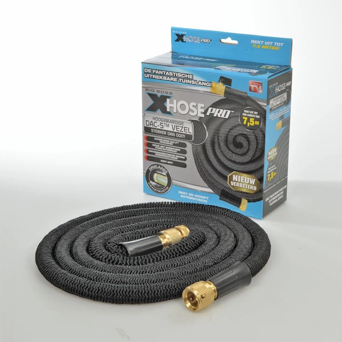 XHose Pro DAC-5 Flexible Tuinslang - Tot 7,5 Meter 1 XHose Pro DAC-5 Flexible Tuinslang - Tot 7,5 Meter