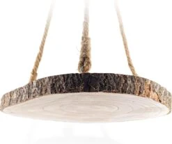 Merkloos Plantenhanger Boomstam Schijf | 30-35cm | Handgemaakt | Planten-houder / Hang-plant | Planten Accessoires | Decoratie Houten Hang Plank | -Tuingereedschaps Winkel 1200x1007 3