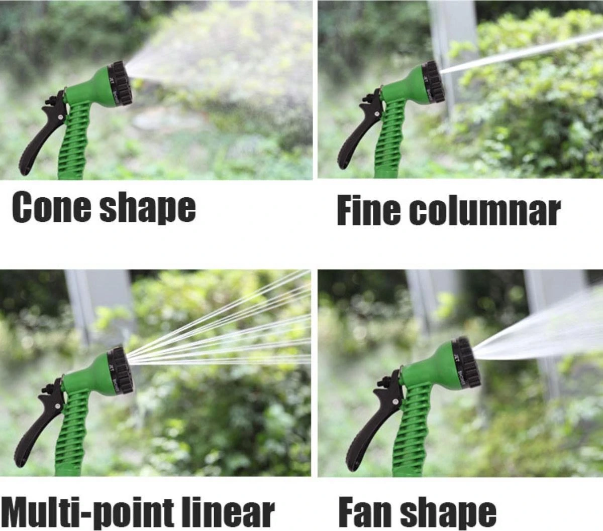 Merkloos Tuinslang - Tuinslag Flexibel - Tuinslag Flexibel 15M -15 Meter - Tuinslangen - Uitrekbaar - Met Koppelstuk - 7 In 1 Sproeikop 3 Merkloos Tuinslang - Tuinslag Flexibel - Tuinslag Flexibel 15M -15 Meter - Tuinslangen - Uitrekbaar - Met Koppelstuk - 7 In 1 Sproeikop - Afbeelding 3