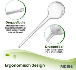 Waterdruppelaar Voor Planten - Irrigatiesysteem- Waterbol - Druppelsysteem - Watergeefsysteem Voor Kamerplanten - Plantenwatergever -6 Stuks - Transparant -Tuingereedschaps Winkel 1200x1116 2