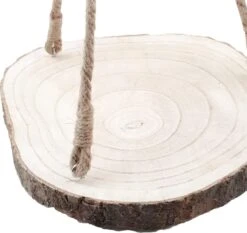 Merkloos Plantenhanger Boomstam Schijf | 30-35cm | Handgemaakt | Planten-houder / Hang-plant | Planten Accessoires | Decoratie Houten Hang Plank | -Tuingereedschaps Winkel 1200x1132 8