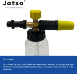 Jatso® Foam Cannon - Snow Foam - Foam Gun - Schuimlans - Foam Gun Auto - Foam Lance - Schuimsproeier - Snow Foam Cannon - Past Op Karcher K1 T/m K7 - Messing - Afneembaar Pistool 8 Jatso® Foam Cannon - Snow Foam - Foam Gun - Schuimlans - Foam Gun Auto - Foam Lance - Schuimsproeier - Snow Foam Cannon - Past Op Karcher K1 T/m K7 - Messing - Afneembaar Pistool -Tuingereedschaps Winkel 1200x1153 1