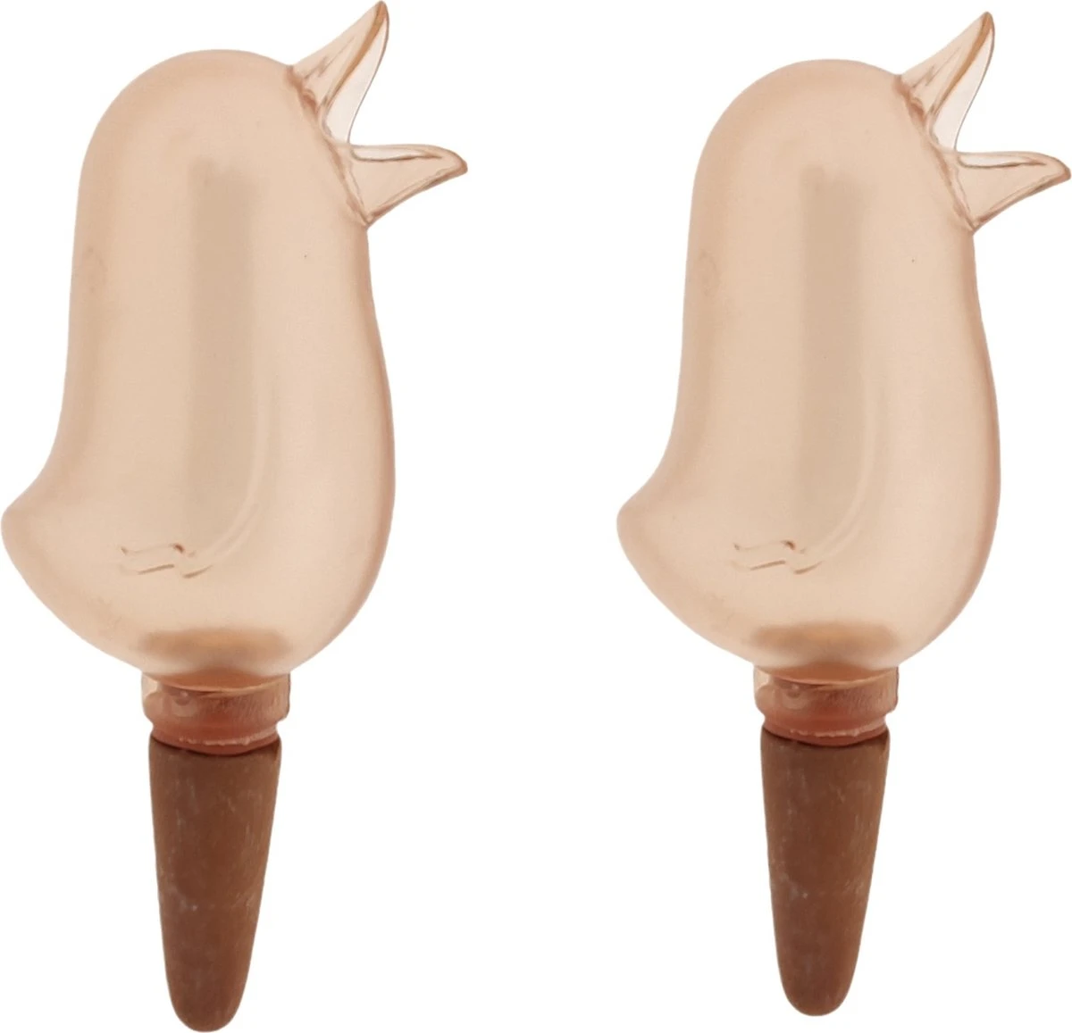 JS Drippy - Waterdruppelaars Set Van 2 Stuks - Druppelaar Vogel - Druppelsysteem Planten - Watergeefsysteem Kamerplanten - Waterbol - Roze 2 JS Drippy - Waterdruppelaars Set Van 2 Stuks - Druppelaar Vogel - Druppelsysteem Planten - Watergeefsysteem Kamerplanten - Waterbol - Roze - Afbeelding 2