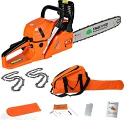 TIMBERPRO - Kettingzaag – Benzine - 62 Cc - Zwaardlengte 50 Cm - Transportzak - 2e Ketting 10 TIMBERPRO - Kettingzaag – Benzine - 62 Cc - Zwaardlengte 50 Cm - Transportzak - 2e Ketting -Tuingereedschaps Winkel 1200x1164 2