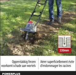 Powerplus POWEG7010 Tuinfrees - 1050W - Werkbreedte 320mm - Werkdiepte Max. 220mm - Incl. 4 Messen -Tuingereedschaps Winkel 1200x1178 1