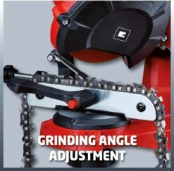 Einhell Kettingslijper GC-CS 85 E (85 W - 5500 /min - Slijphoekverstelling W. Schaal - Kettingspanner - Dieptebegrenzer Incl. Slijpschijf) -Tuingereedschaps Winkel 1200x1181 3