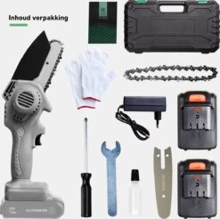 Mardin Mini Kettingzaag - Snoeizaag - Kettingzaag - Kettingzaag Electrisch Met 2 Accu - Inclusief Koffer - 1 Extra Accu - Grijs 17 Mardin Mini Kettingzaag - Snoeizaag - Kettingzaag - Kettingzaag Electrisch Met 2 Accu - Inclusief Koffer - 1 Extra Accu - Grijs -Tuingereedschaps Winkel 1200x1193 3