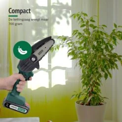 Mardin Mini Kettingzaag - Snoeizaag - Kettingzaag - Kettingzaag Electrisch Met 2 Accu - Inclusief Koffer - 1 Extra Accu - Groen -Tuingereedschaps Winkel 1200x1199 3