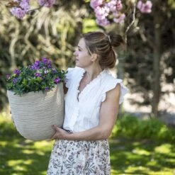 Capi Europe - Bloempot Bol Waste Rib NL - 35x34 - Terrazzo Beige - Voor Binnen En Buiten - KTBR932 -Tuingereedschaps Winkel 1200x1200 1116