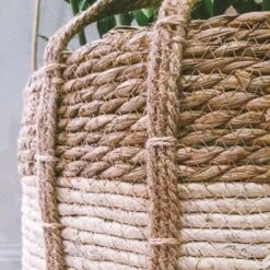 Merkloos Plantenmand 30x22cm Naturel Bruin – Multifunctionele Mand – Handgemaakt – Planten-houder – Planten Accessoires – Planten Mand -Tuingereedschaps Winkel 1200x1200 1119