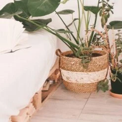 Merkloos Plantenmand 30x22cm Naturel Bruin – Multifunctionele Mand – Handgemaakt – Planten-houder – Planten Accessoires – Planten Mand -Tuingereedschaps Winkel 1200x1200 1121