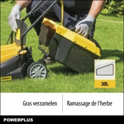 Powerplus POWXG6212T Elektrische Grasmaaier - Grasmachine Voor Kleine En Middelgrote Tuin - 1300W - Maaibreedte 320mm - Verstelbare Maaihoogte - 30L Opvangbak - Incl. Grastrimmer 250W -Tuingereedschaps Winkel 1200x1200 117