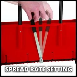 Einhell Strooiwagen GC-SR 12 (12 L - 45 Cm Strooibreedte - Dubbele Duwstang - Kliksluiting Aan Beide Zijden - Verstelhendel - Corrosiebestendige Rol - Behuizing Van Breukvast Kunststof) -Tuingereedschaps Winkel 1200x1200 147