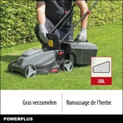 Powerplus POWEG63703 Elektrische Grasmaaier - Grasmachine Voor Kleine Tuin - 1000 W - 32cm Maaibreedte - 30L Opvangbak - Verstelbare Maaihoogte -Tuingereedschaps Winkel 1200x1200 154