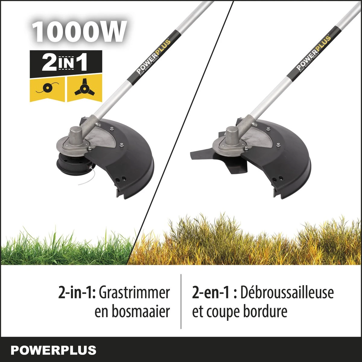 Powerplus POWXG30405 Bosmaaier 2-in-1 - 1000 W - Bosmaaier & Grastrimmer 6 Powerplus POWXG30405 Bosmaaier 2-in-1 - 1000 W - Bosmaaier & Grastrimmer - Afbeelding 6