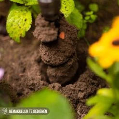 Merkloos Grondboor Voor Planten - 25 CM - Palenboor - Moestuin - Bollenplanter - Zwart -Tuingereedschaps Winkel 1200x1200 270