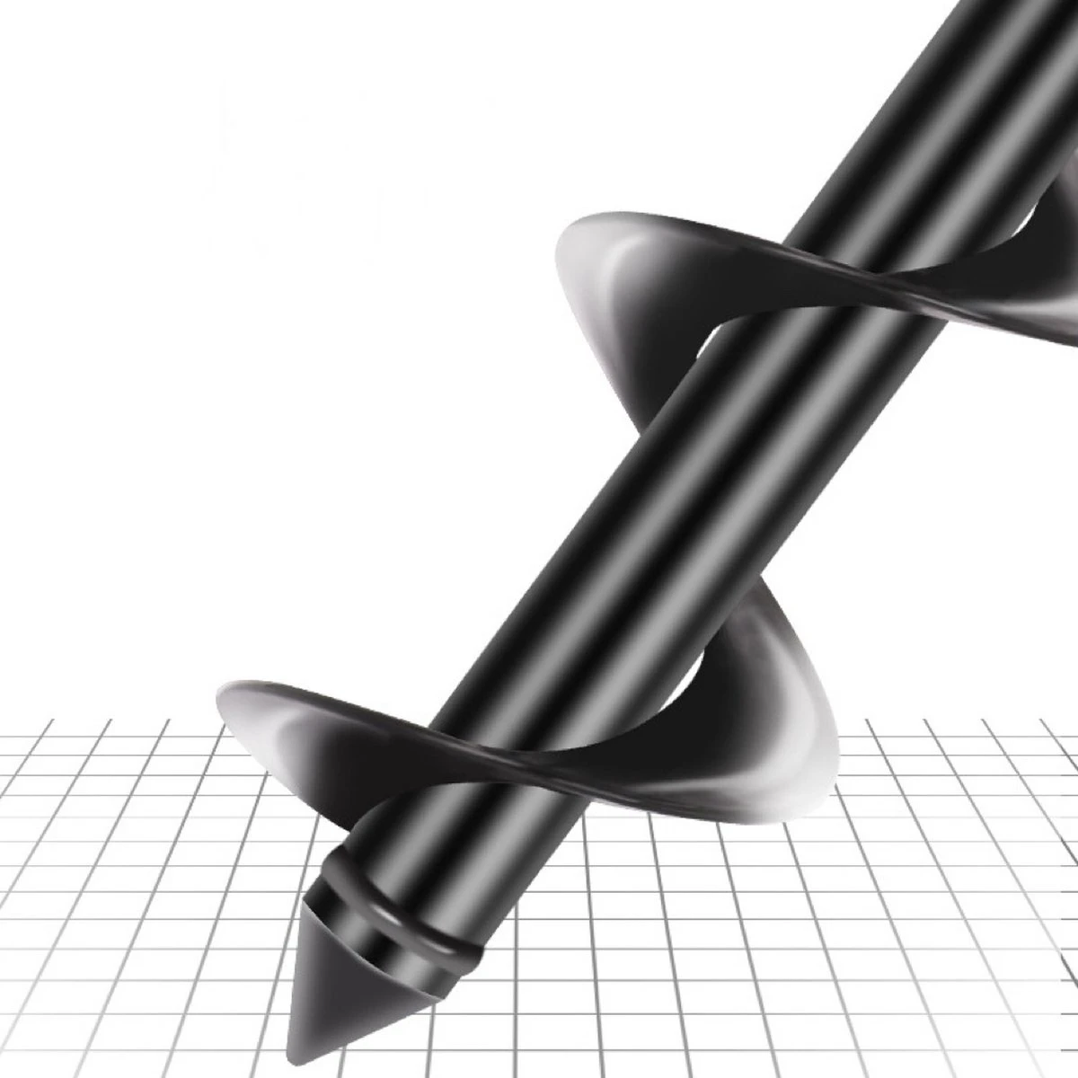 Merkloos Grondboor - Grondboor Voor Boormachine - Bollenplanter - Palenboor - Boor - Tuin - 60 Cm - 8 CM 3 Merkloos Grondboor - Grondboor Voor Boormachine - Bollenplanter - Palenboor - Boor - Tuin - 60 Cm - 8 CM - Afbeelding 3