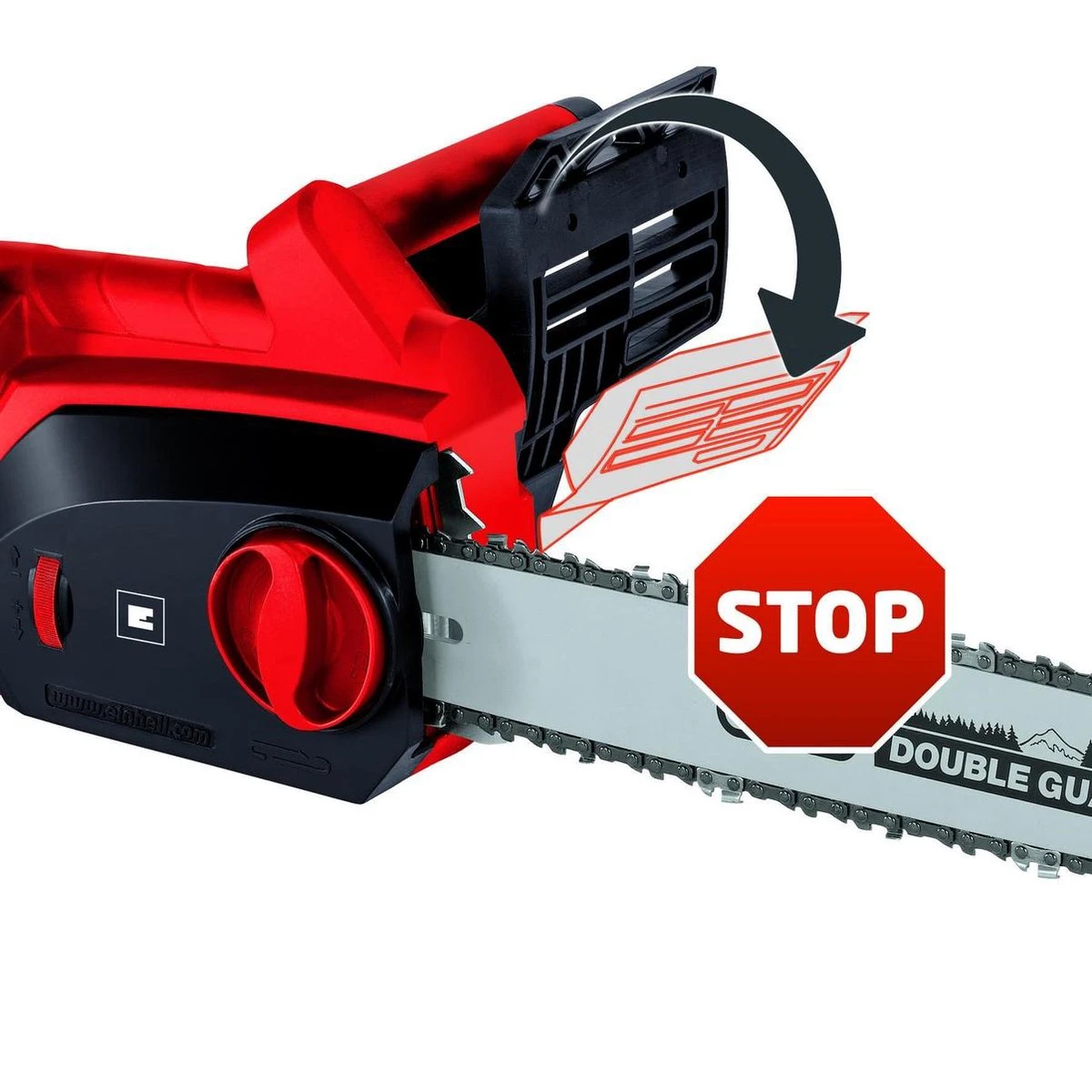 Einhell Elektrische Kettingzaag GH-EC 2040 (2000 Watt - 375 Mm Zaaglengte - Oregon-ketting En Kwaliteitszwaard - Terugslagbescherming En Kettingvangbout) 9 Einhell Elektrische Kettingzaag GH-EC 2040 (2000 Watt - 375 Mm Zaaglengte - Oregon-ketting En Kwaliteitszwaard - Terugslagbescherming En Kettingvangbout) - Afbeelding 9