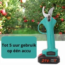 Merkloos Elektrische Snoeischaar - Professioneel - Accu Snoeischaar - 2 Accu's - Tuinieren - Tuinschaar - 30mm -Tuingereedschaps Winkel 1200x1200 38