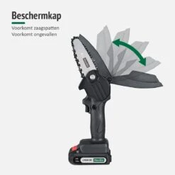 Mardin Mini Kettingzaag - Snoeizaag - Kettingzaag - Kettingzaag Electrisch Met 2 Accu - Inclusief Koffer - 1 Extra Accu - Zwart -Tuingereedschaps Winkel 1200x1200 421