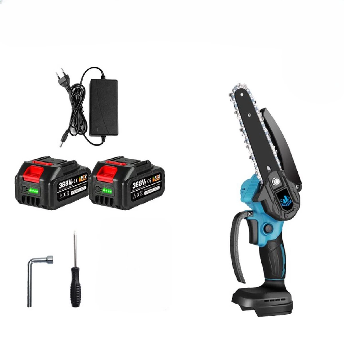 Mini Kettingzaag - Kettingzaag Accu - Mini Kettingzaag Met Accu - Snoeizaag 3 Mini Kettingzaag - Kettingzaag Accu - Mini Kettingzaag Met Accu - Snoeizaag - Afbeelding 3