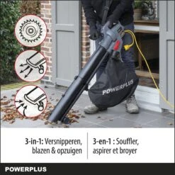 Powerplus POWEG9013 Elektrische Bladblazer - Bladzuiger En -versnipperaar - 3300W - Blazen - Zuigen - Versnipperen - Incl. 40L Opvangzak 10 Powerplus POWEG9013 Elektrische Bladblazer - Bladzuiger En -versnipperaar - 3300W - Blazen - Zuigen - Versnipperen - Incl. 40L Opvangzak -Tuingereedschaps Winkel 1200x1200 554