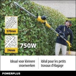 Powerplus POWXG2043 Elektrische Heggenschaar - 750W - Snoeien En Knippen - Zwaardlengte 570mm - Mesafstand 24mm - Telescopisch - Draaibaar Handvat - Haagschaar Voor Tuinonderhoud 7 Powerplus POWXG2043 Elektrische Heggenschaar - 750W - Snoeien En Knippen - Zwaardlengte 570mm - Mesafstand 24mm - Telescopisch - Draaibaar Handvat - Haagschaar Voor Tuinonderhoud -Tuingereedschaps Winkel 1200x1200 60