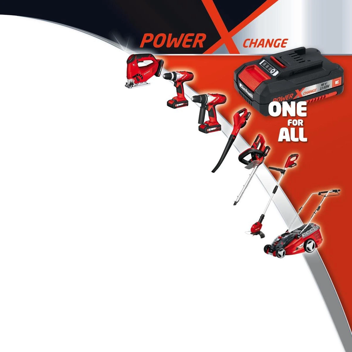 Einhell Accu Heggenschaar GE-CH 1846 Li-Solo Power X-Change (Li-Ion - 18 V - 46 Cm Zaaglengte - 15 Mm Tandafstand - Ergonomische Handgreep - Zonder Accu En Lader) 15 Einhell Accu Heggenschaar GE-CH 1846 Li-Solo Power X-Change (Li-Ion - 18 V - 46 Cm Zaaglengte - 15 Mm Tandafstand - Ergonomische Handgreep - Zonder Accu En Lader) - Afbeelding 15