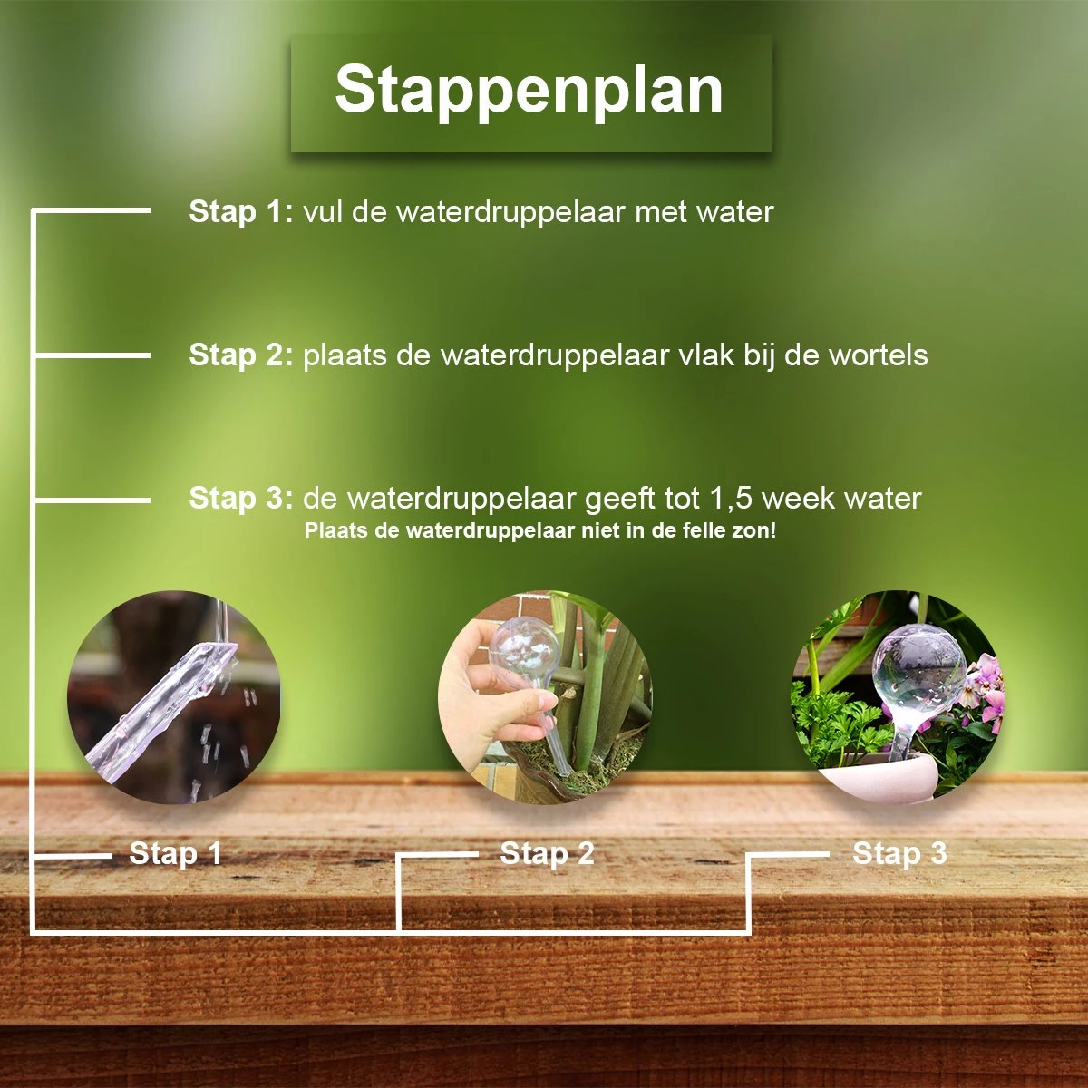 Waterdruppelaar Set Van 12 Stuks - Waterdruppelaar Voor Planten - Watergeefsysteem - Waterbol Irrigatiesysteem - Automatisch Druppelsysteem Voor Kamerplanten & Tuin - Watergever - Transparant - 15cm 7 Waterdruppelaar Set Van 12 Stuks - Waterdruppelaar Voor Planten - Watergeefsysteem - Waterbol Irrigatiesysteem - Automatisch Druppelsysteem Voor Kamerplanten & Tuin - Watergever - Transparant - 15cm - Afbeelding 7