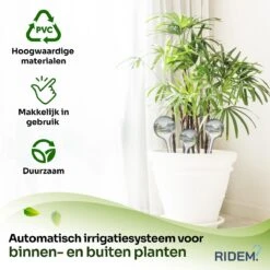 Waterdruppelaar Voor Planten - Irrigatiesysteem- Waterbol - Druppelsysteem - Watergeefsysteem Voor Kamerplanten - Plantenwatergever -6 Stuks - Transparant -Tuingereedschaps Winkel 1200x1200 795