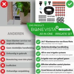 Bone Vista® 155 Stuks Water Druppelslang Irrigatiesysteem Tuin – Bewateringssysteem & Druppelsysteem 10 Bone Vista® 155 Stuks Water Druppelslang Irrigatiesysteem Tuin – Bewateringssysteem & Druppelsysteem -Tuingereedschaps Winkel 1200x1200 835