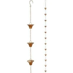 Esschert Design Regenketting 254 Cm Staal Koper 9 Esschert Design Regenketting 254 Cm Staal Koper -Tuingereedschaps Winkel 1200x1200 995