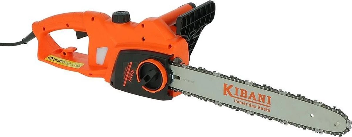 Kibani Kettingzaag Elektrisch – 1800W – Zwaardlengte 40 Cm - Zaagt Tot Ø 37.5 Cm 1 Kibani Kettingzaag Elektrisch – 1800W – Zwaardlengte 40 Cm - Zaagt Tot Ø 37.5 Cm