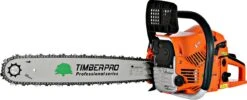 TIMBERPRO - Kettingzaag - 62 Cc - Benzine - Zwaardlengte 50 Cm - Met Transportzak - Met 2e Ketting -Tuingereedschaps Winkel 1200x484