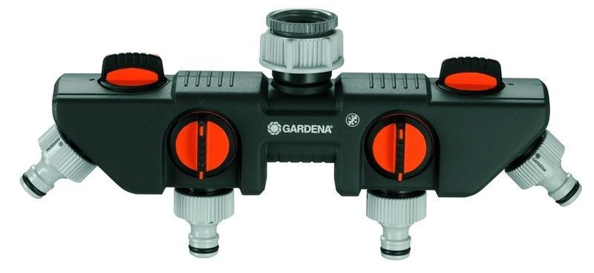GARDENA - Waterverdeler - Slangkoppeling - 4 Uitgangen 9 GARDENA - Waterverdeler - Slangkoppeling - 4 Uitgangen - Afbeelding 9