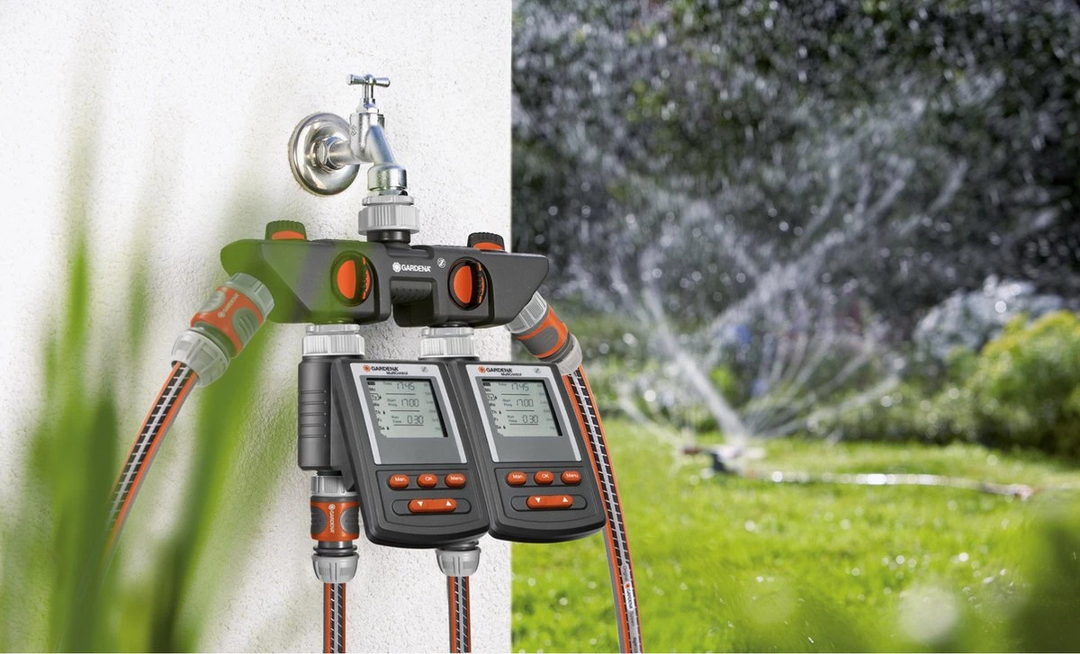 GARDENA - Waterverdeler - Slangkoppeling - 4 Uitgangen 3 GARDENA - Waterverdeler - Slangkoppeling - 4 Uitgangen - Afbeelding 3