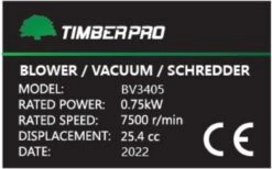 TIMBERPRO - Bladblazer - Benzine - Met Zuig En Versnipperfunctie - Blaassnelheid 225 Km/h - Opvangzak 45 L -Tuingereedschaps Winkel 1200x747 3