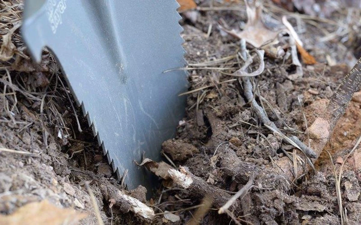 Root Slayer, Tuinschep Met Vlijmscherpe Messen - Tuingereedschap, Tuinschop, Bats, Spade, Schep, Schop, 6 Root Slayer, Tuinschep Met Vlijmscherpe Messen - Tuingereedschap, Tuinschop, Bats, Spade, Schep, Schop, - Afbeelding 6