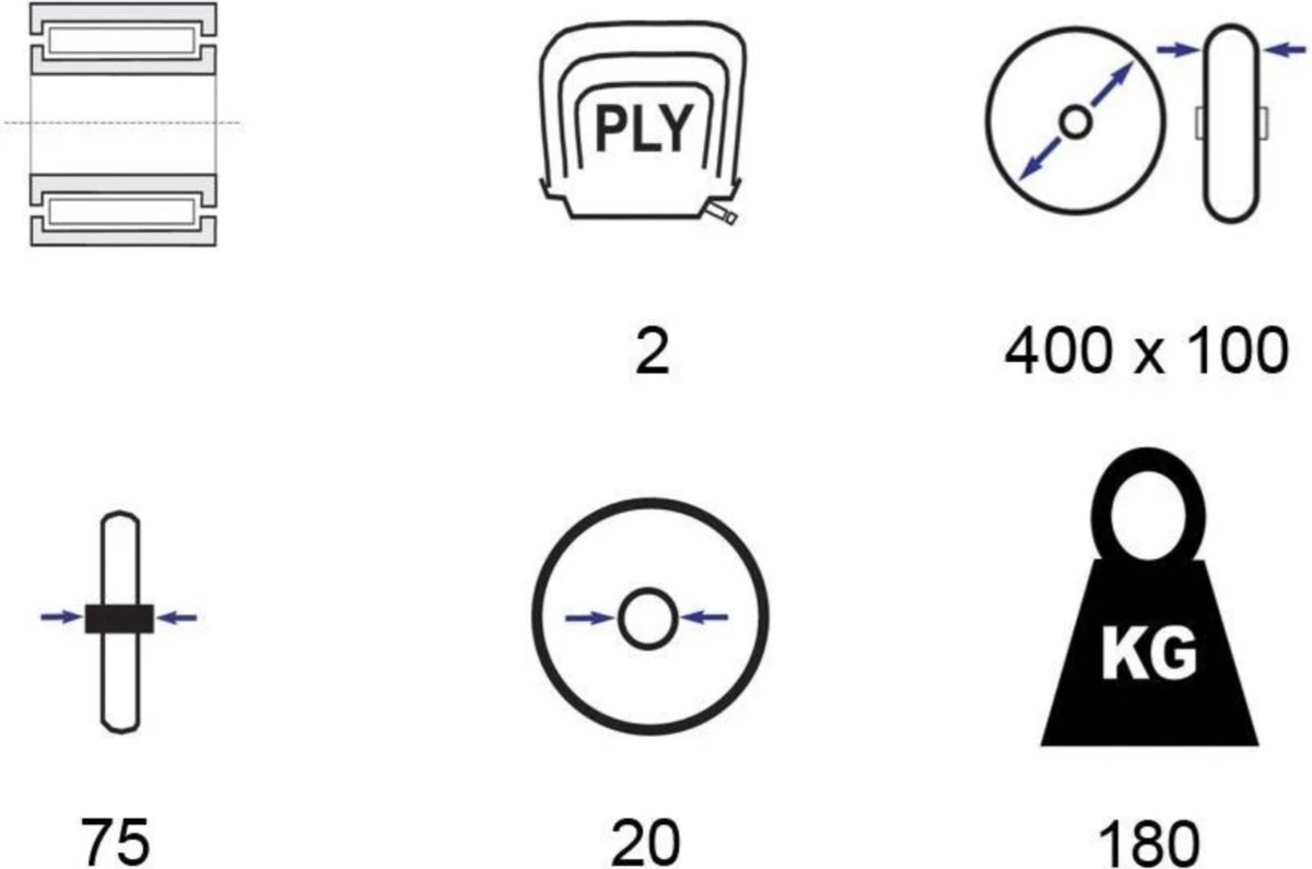 Kruiwagen Wiel 4.00 - 8 Luchtband Lijnprofiel - Asdiameter 20mm 14 Kruiwagen Wiel 4.00 - 8 Luchtband Lijnprofiel - Asdiameter 20mm - Afbeelding 14