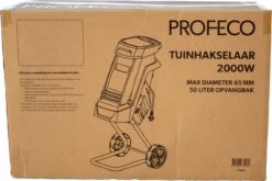 Profeco Stille Hakselaar 2000W - Tuinhakselaar - Versnipperaar Voor 45mm Takdikte - Incl. 50 Liter Opvangzak En Veilige Duwstok -Tuingereedschaps Winkel 1200x800 176