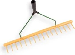 Excellent - Blad Hark - Polyhark Recht Rand - Tuin En Gazon Hark - Handhark - Grashark - Hark Zonder Steel - 16 Tanden - Rood - 65 CM -Tuingereedschaps Winkel 1200x881