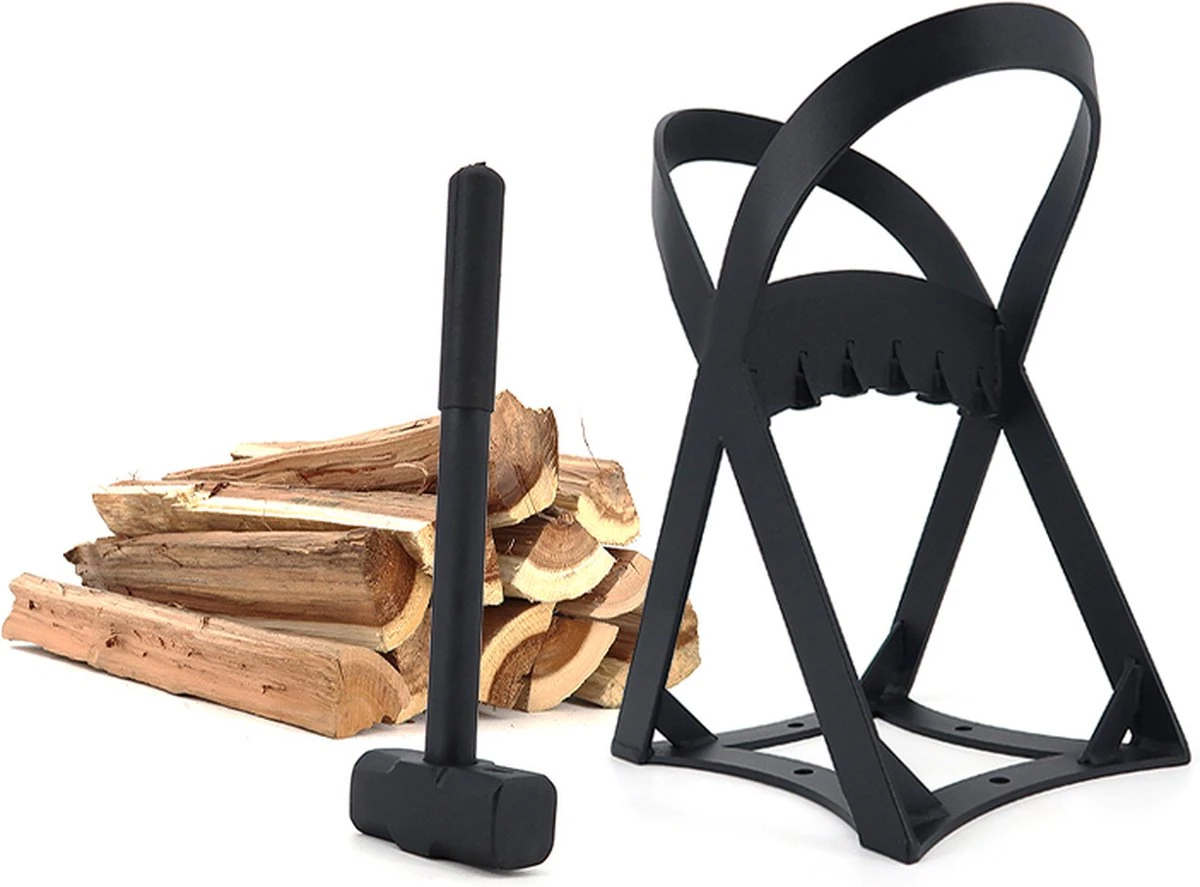 Flowkey® Houtklover - Houtsplijter Bijl - Houtkliever Kloofwig Gietijzer - Voor Hout & Aanmaakhout - Inclusief Gratis Hamer 1 Flowkey® Houtklover - Houtsplijter Bijl - Houtkliever Kloofwig Gietijzer - Voor Hout & Aanmaakhout - Inclusief Gratis Hamer