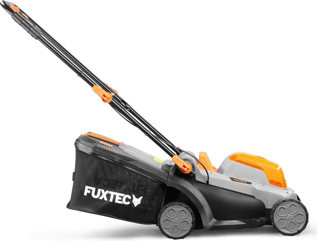 FUXTEC Grasmaaier Accu 40V (2x 20V) - Set Met Batterij (2x 2Ah) En Lader (2.4A Dubbellader) 4 FUXTEC Grasmaaier Accu 40V (2x 20V) - Set Met Batterij (2x 2Ah) En Lader (2.4A Dubbellader) - Afbeelding 4