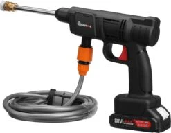 Merkloos Elektrische Accu-Hogedrukreiniger - 1.2mpa - Multifunctioneel Mondstuk - Draagbaar Oplaadbaar Snoerloos - Reinigingsspuitpistool - Met Rijke Accessoires - Voor Auto, Tuin, Terras, Raam - Zwart -Tuingereedschaps Winkel 1200x935 4